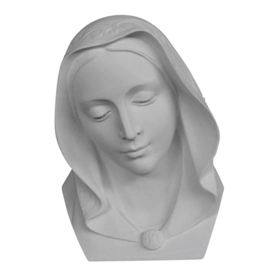 Mother Mary Bust Marble Statue